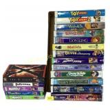 VHS movies: Black Diamond Aladdin, Toy Story,