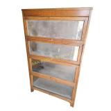 Barrister style bookcase 34 1/2 x 12 x 58, one