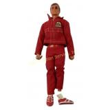 Six Million Dollar Man Action Figure with Red Outf