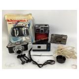 Kodak 35 camera, Kodak instamatic 304 camera,