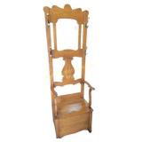 Hall tree with mirror, seat with storage, coat