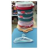 Plastic Wreath Storage Boxes, Folding Card Table,