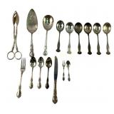 Italy silverplated E.P. Zinc tongs, 1847 Rogers