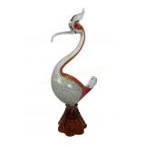 Murano art glass bird sculpture