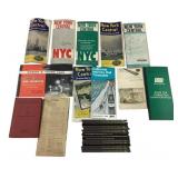 Railroad Company maps, rules, pencils from New