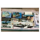 Model Train Cars, Track, Controllers, and Accessor