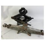 Mechanical Car Jacks with some rust