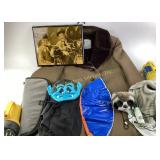 Wool Coat With Faux Fur Collar, Flashlights, Frame