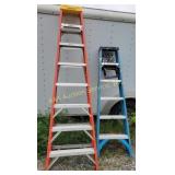Warner 6 foot and 8 foot ladders