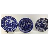 Blue and White Transferware Plates
