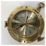 Quartz Lacquered Brass Shipï¿½s Clock