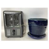 Ceramic Planter with Drain Tray & Comfort Zone