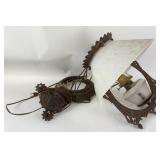 Hanging Pendant Light Fixture with white Glass Sha