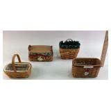 Longaberger Basket Accessories With Inserts