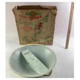 Holly Time Christmas Tree Turner Metal Stand with