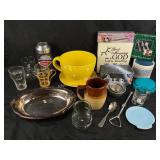 Tea cup planter, chipped, serving trays,