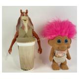 1999 Star Wars Episode I Jar Jar Binks Cup and 199