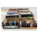 VHS Movies: racing strips, demolition man,