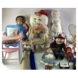 Dolls, Doll Furniture, Plush Toys, and Decor Items
