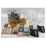 Longaberger basket lids, liners, furniture