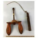 Handheld Anchor and Plumb Bob with Rope