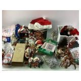 Christmas Decorations Including Figurines, Ornamen
