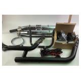 Motorcycle Exhaust Pipes, Crash Bars, Headlights,