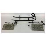 Longaberger sleigh runners in box