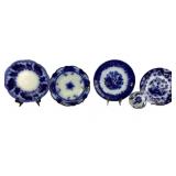 Blue and White Flow Blue Pattern Plates