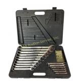 Craftsman combination wrench set in case
