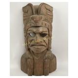 Carved Native American style mask