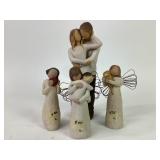 Willow Tree figurines: angel in the heart, angel