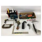 Hand tools:  screwdrivers, pliers, wrenches,