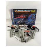 Hot Wheels turbo trax glow in the dark track,