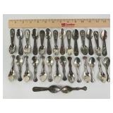 Metal Ice Cream Spoons with ï¿½Oak Groveï¿½ Branding