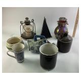 Ceramic Ware and Metal Decorative Items