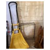 Wire plant stand, 28Hx20Wx12D, snow shovel