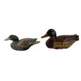 Hand-Painted Wooden Duck Decoys