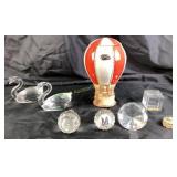 Shannon Crystal Swans, Paul lux 1969 balloon decan