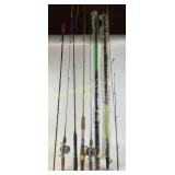 Fishing Rods and Reels with Telescopic Rods