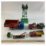 Pressed Steel Hubley and Structo Toy Trucks and Ac