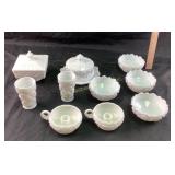 White Milk Glass Some Westmoreland Tableware with
