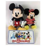 Disneyworld license plate, Minnie Mouse Plush