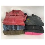 Coats: Columbia 4xl, Levi Strauss XXl derision L,