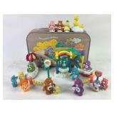 Carebears, 1986 Carebears suitcase, vehicle,