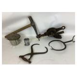 Heavy Duty 2 Wheel Block  And Tackle Pulley with