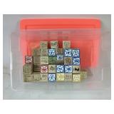 Disney wooden blocks, 40 qty