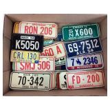 Bicycle license plates, variety of states