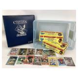 Sports card - Football Album, (2) boxes baseball