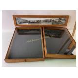 Display Cases, qty 2 and Chesapeake and Ohio